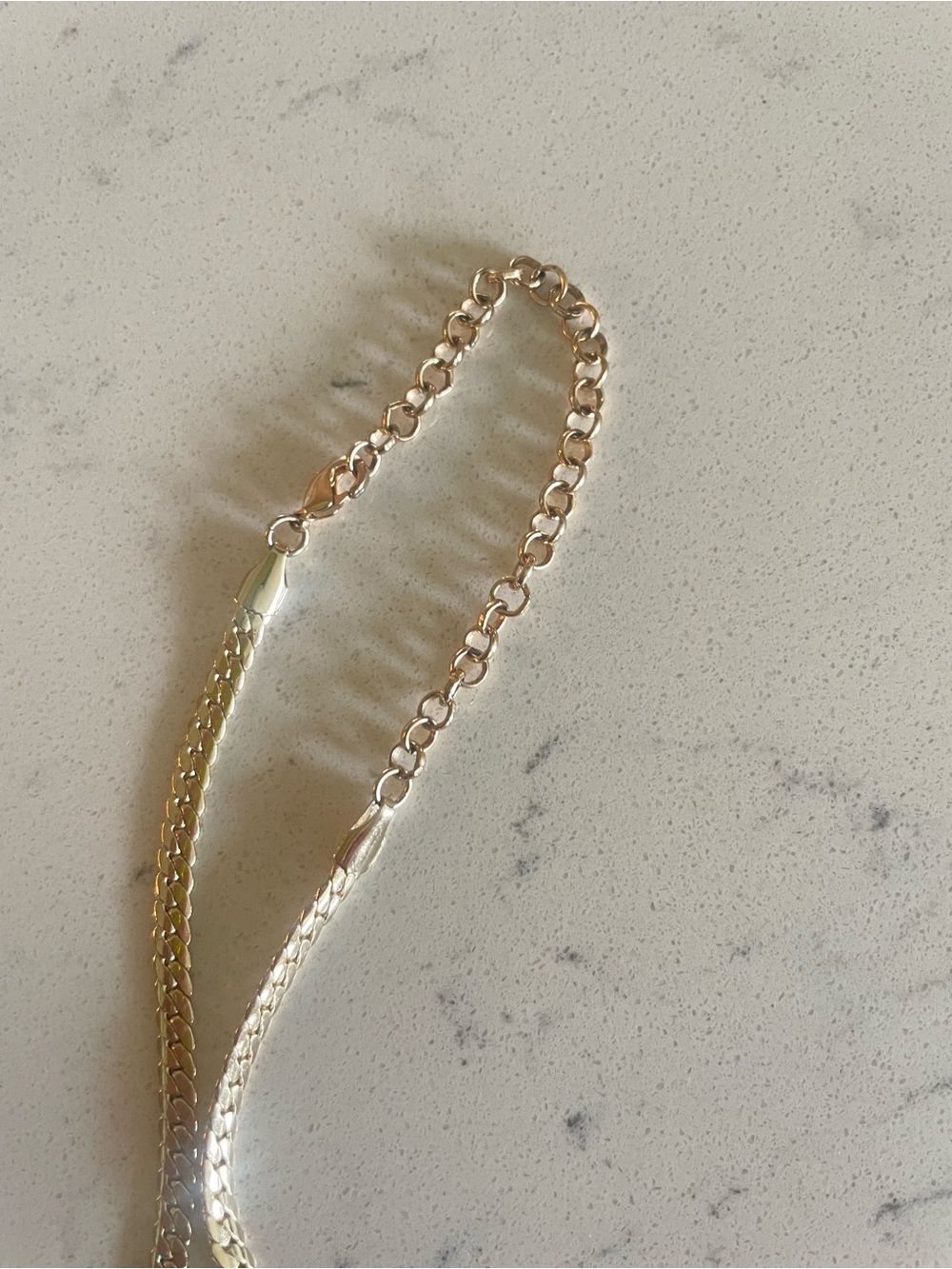 Regal Rose Gold V Necklace - Picture 3 of 3